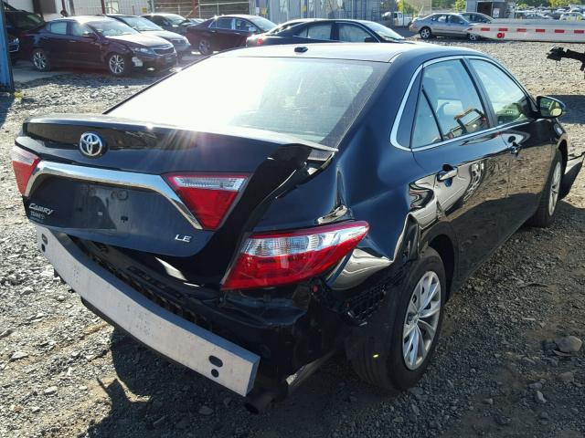 4T4BF1FK4FR458200 - 2015 TOYOTA CAMRY LE შავი ფოტო 4