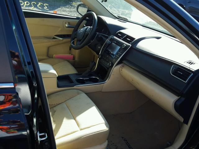 4T4BF1FK4FR458200 - 2015 TOYOTA CAMRY LE შავი ფოტო 5