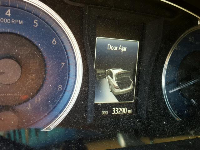 4T4BF1FK4FR458200 - 2015 TOYOTA CAMRY LE შავი ფოტო 8