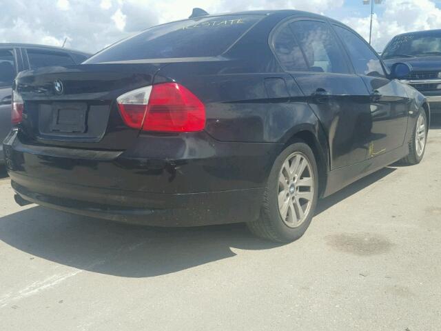 WBAVB13576KX44136 - 2006 BMW 325 I BLACK photo 4