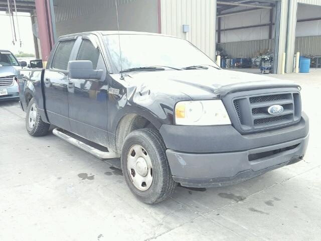 1FTRW12W18FB57641 - 2008 FORD F150 SUPER BLACK photo 1