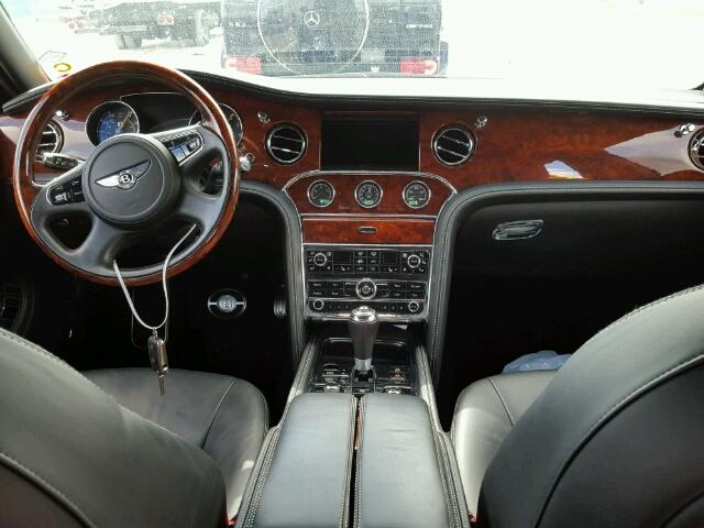 SCBBB7ZHXCC017060 - 2012 BENTLEY MULSANNE BLACK photo 9