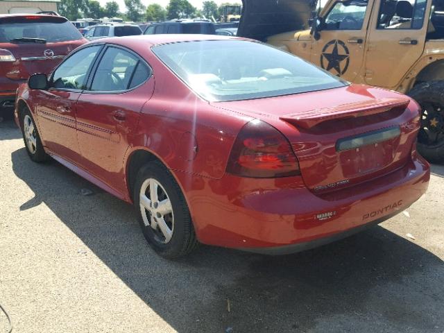 2G2WP552371169641 - 2007 PONTIAC GRAND PRIX Կարմիր լուսանկար 3