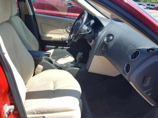 2G2WP552371169641 - 2007 PONTIAC GRAND PRIX Կարմիր լուսանկար 5
