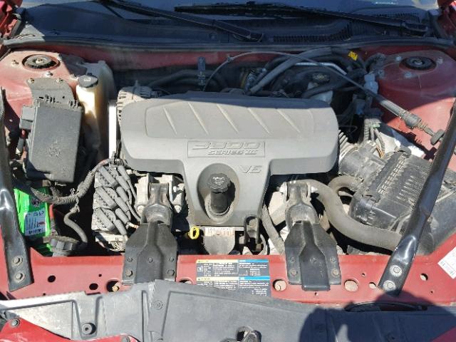 2G2WP552371169641 - 2007 PONTIAC GRAND PRIX Կարմիր լուսանկար 7