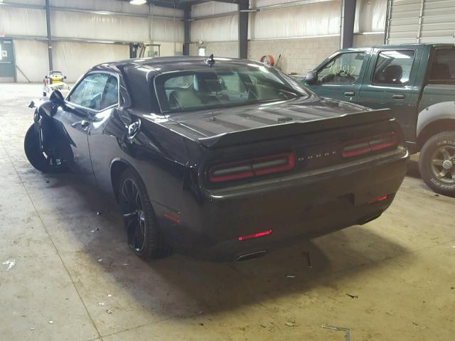 2C3CDZAG4JH111993 - 2018 DODGE CHALLENGER BLACK photo 3