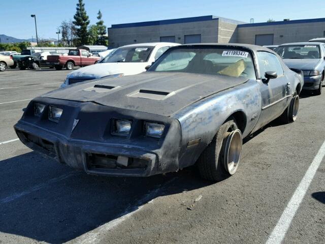 2U87K9L158803 - 1979 PONTIAC FIREBIRD BLACK photo 2