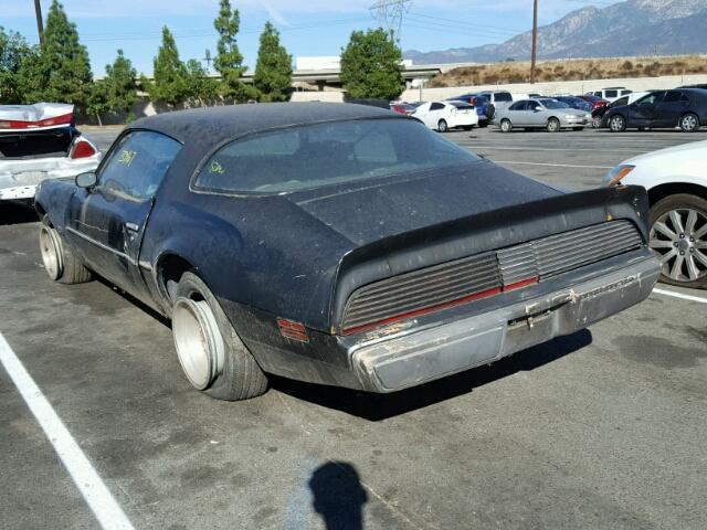 2U87K9L158803 - 1979 PONTIAC FIREBIRD BLACK photo 3