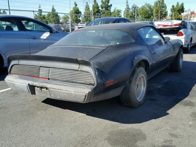 2U87K9L158803 - 1979 PONTIAC FIREBIRD BLACK photo 4