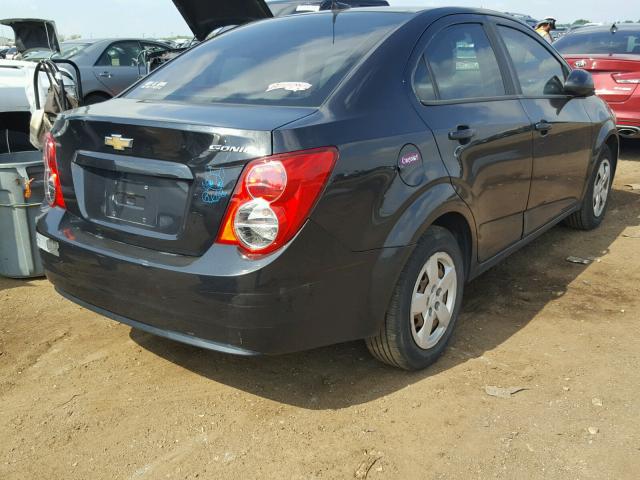 1G1JA5SH7D4118409 - 2013 CHEVROLET SONIC LS 黑色 照片 4