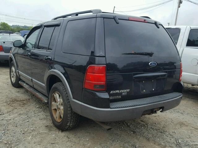 1FMZU73K23UA93582 - 2003 FORD EXPLORER X BLACK photo 3