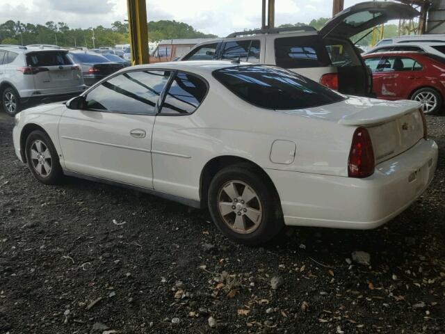 2G1WM15K269307045 - 2006 CHEVROLET MONTE CARL 白色 照片 3