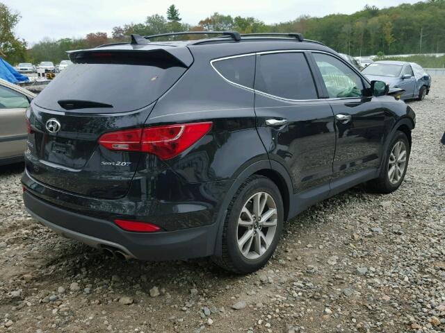 5XYZU3LA6FG268510 - 2015 HYUNDAI SANTA FE S BLACK photo 4