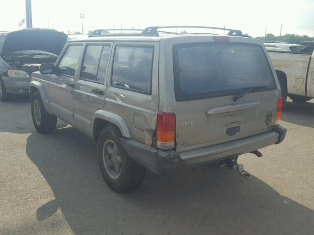 1J4FT48S41L535681 - 2001 JEEP CHEROKEE BROWN photo 3