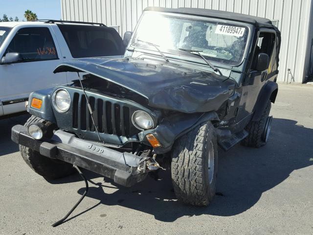 1J4FA39S13P330426 - 2003 JEEP WRANGLER C GREEN photo 2