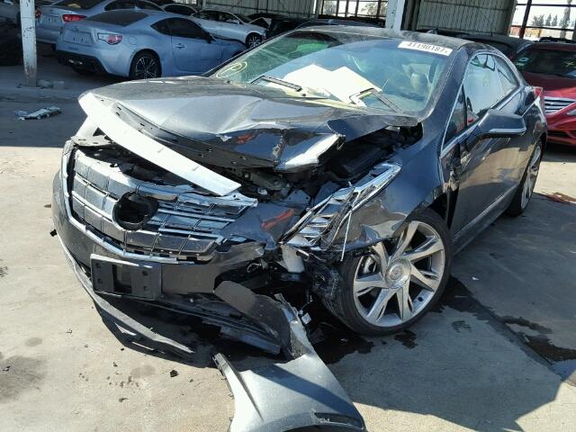 1G6RR1E45EU600014 - 2014 CADILLAC ELR LUXURY GRAY photo 2