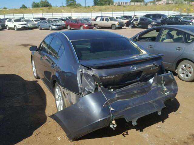 1N4BA41E87C822146 - 2007 NISSAN MAXIMA SE GRAY photo 3