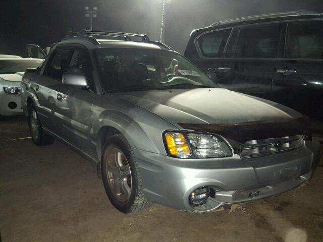 4S4BT61C736102176 - 2003 SUBARU BAJA SILVER photo 1