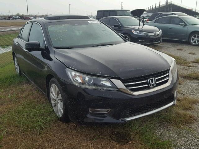 1HGCR3F80DA007050 - 2013 HONDA ACCORD BLACK photo 1