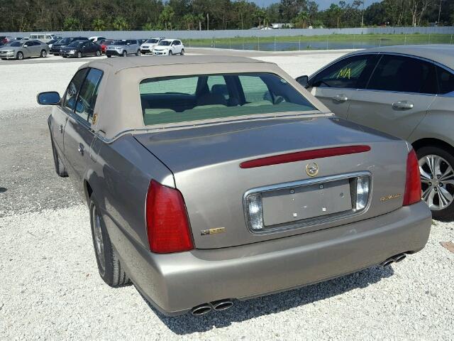 1G6KD54Y94U230017 - 2004 CADILLAC DEVILLE TAN photo 3