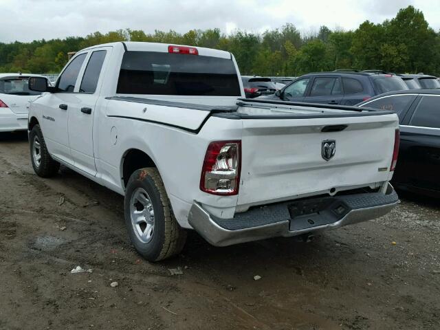 1C6RD6FP6CS178692 - 2012 DODGE RAM 1500 WHITE photo 3