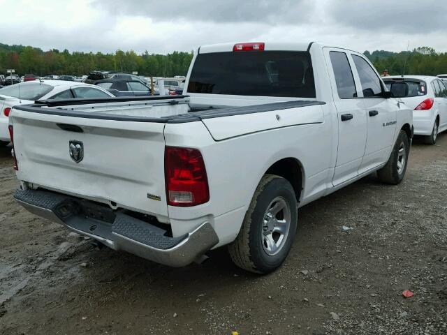 1C6RD6FP6CS178692 - 2012 DODGE RAM 1500 WHITE photo 4