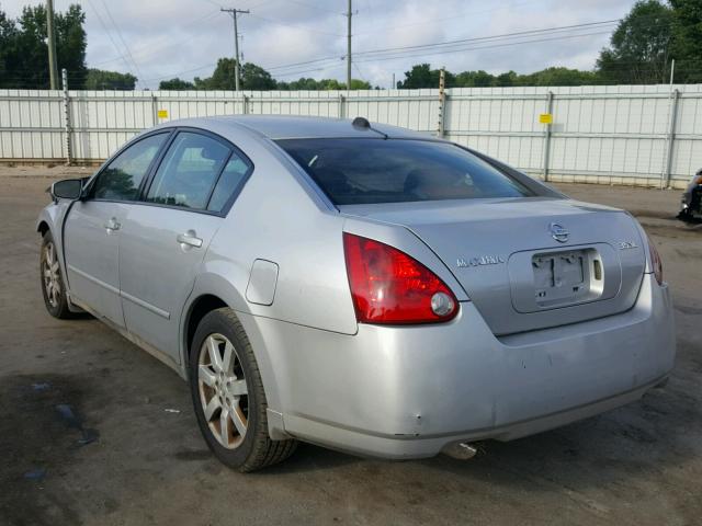 1N4BA41E44C853938 - 2004 NISSAN MAXIMA SE SILVER photo 3