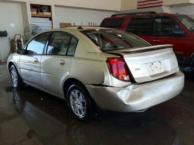 1G8AJ54FX4Z143241 - 2004 SATURN ION LEVEL GOLD photo 3