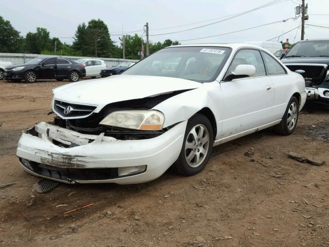 19UYA42471A002509 - 2001 ACURA 3.2CL WHITE photo 2