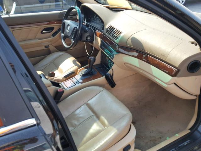 WBADT63462CH91078 - 2002 BMW 530 I AUTO BLACK photo 5