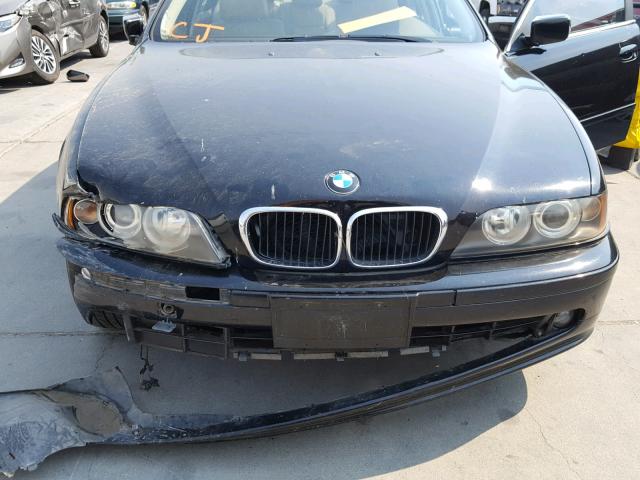 WBADT63462CH91078 - 2002 BMW 530 I AUTO BLACK photo 7