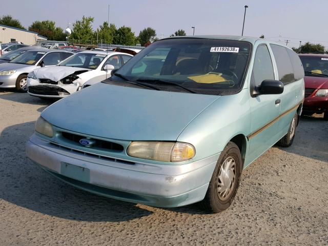 2FMDA5149SBD06768 - 1995 FORD WINDSTAR W BLUE photo 2