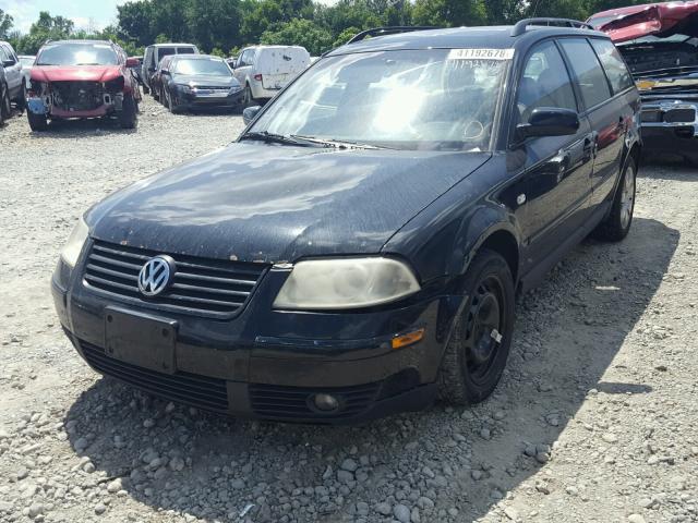 WVWWH63B23E126905 - 2003 VOLKSWAGEN PASSAT GLX BLACK photo 2