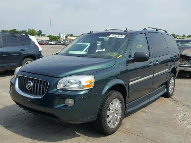 4GLDV13126D198643 - 2006 BUICK TERRAZA IN GREEN photo 2