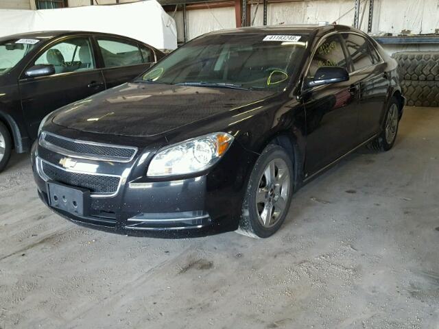 1G1ZH57BX9F231544 - 2009 CHEVROLET MALIBU 1LT BLACK photo 2
