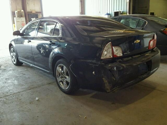 1G1ZH57BX9F231544 - 2009 CHEVROLET MALIBU 1LT BLACK photo 3