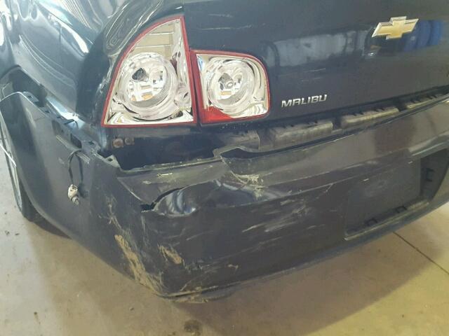1G1ZH57BX9F231544 - 2009 CHEVROLET MALIBU 1LT BLACK photo 9