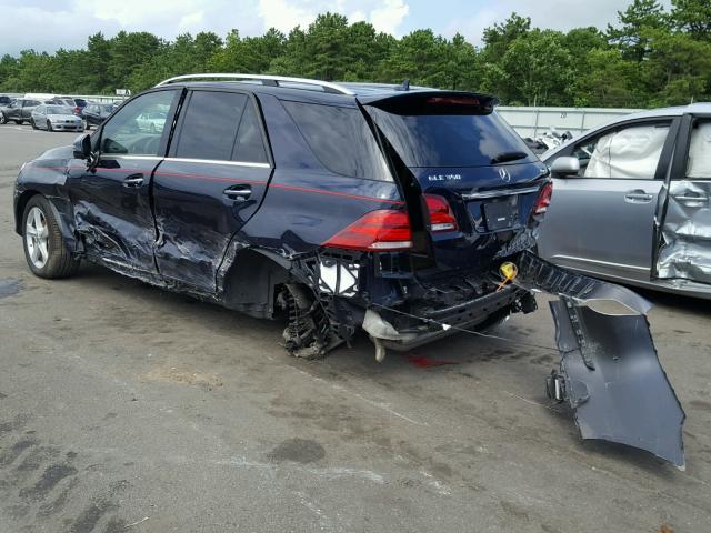 4JGDA5HB1JB062574 - 2018 MERCEDES-BENZ GLE 350 4M BLUE photo 3