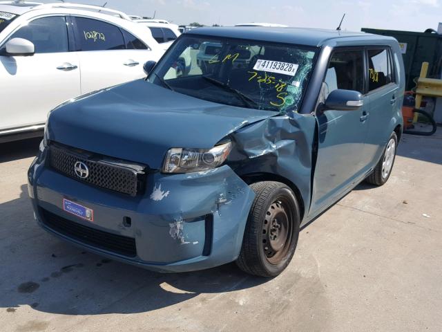 JTLKE50E781027774 - 2008 TOYOTA SCION XB Көк фото 2