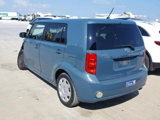 JTLKE50E781027774 - 2008 TOYOTA SCION XB Көк фото 3