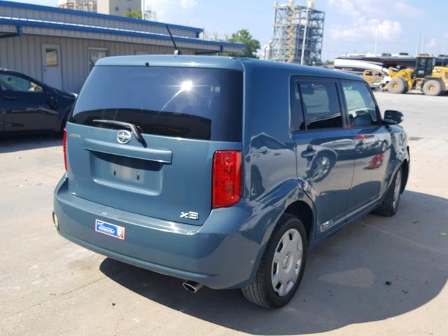 JTLKE50E781027774 - 2008 TOYOTA SCION XB Көк фото 4