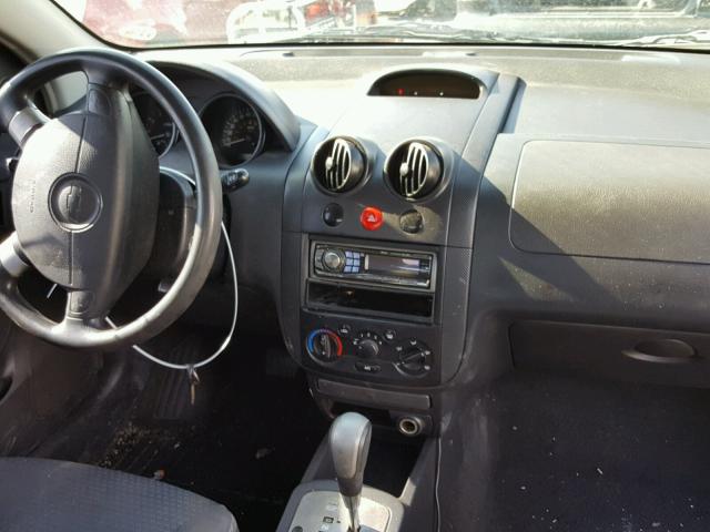 KL1TD66638B249433 - 2008 CHEVROLET AVEO BASE Argent photo 9