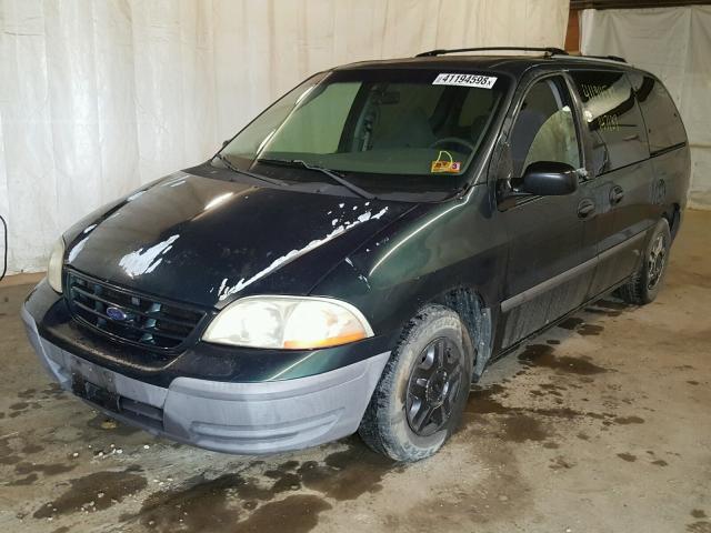 2FMZA5148YBB93295 - 2000 FORD WINDSTAR W GREEN photo 2