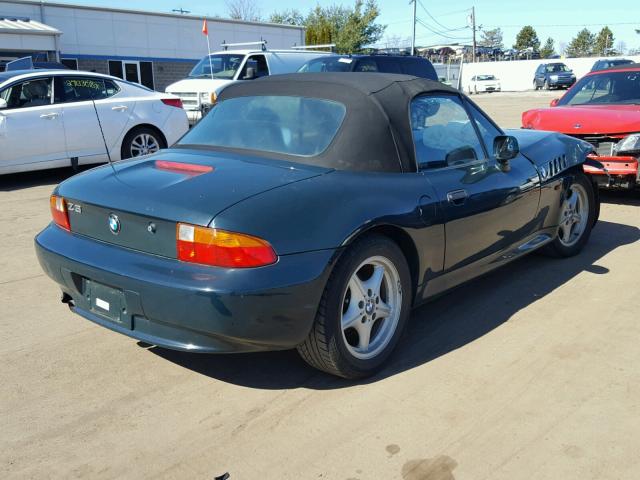 4USCH7323TLB66489 - 1996 BMW Z3 1.9 GREEN photo 4