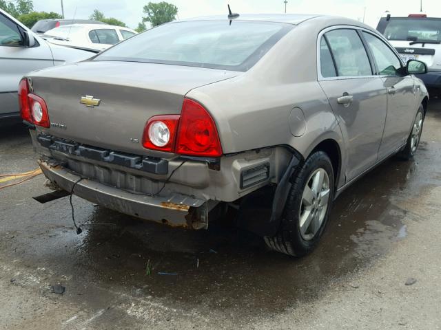 1G1ZG57B18F251490 - 2008 CHEVROLET MALIBU LS Қоңыр фото 4