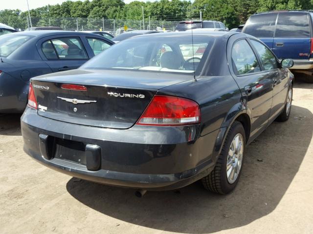 1C3EL56R66N157824 - 2006 CHRYSLER SEBRING BLACK photo 4