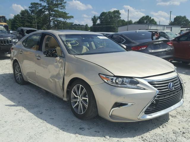 JTHBW1GG6G2117949 - 2016 LEXUS ES 300H GOLD photo 1