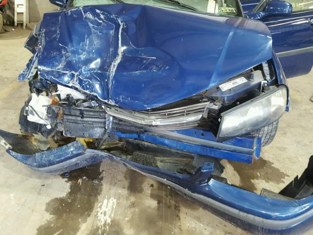 2G1WF52E139337231 - 2003 CHEVROLET IMPALA BLUE photo 7