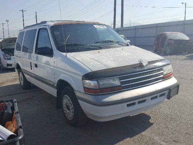 2P4GH2536RR548525 - 1994 PLYMOUTH VOYAGER WHITE photo 1