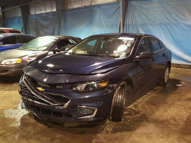 1G1ZB5ST1HF103872 - 2017 CHEVROLET MALIBU LS 蓝色 照片 2